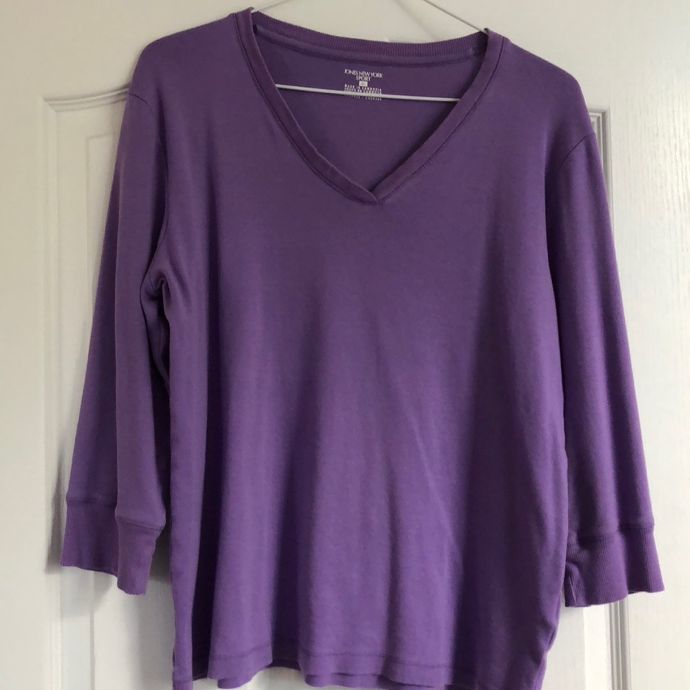 Ladies Lavender Jones NY Sport Top XL.